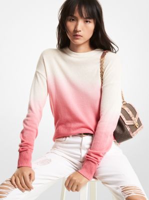 MU1601Y2FE - Ombré Dip Dye Cashmere Sweater ROSE PINK