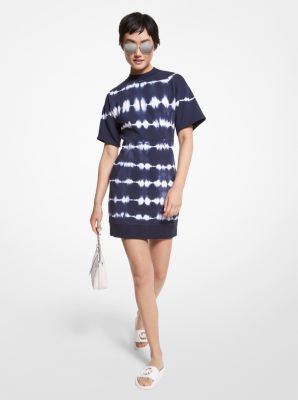 MU28139622 - Tie-Dye Organic Cotton Terry Dress MIDNIGHTBLUE