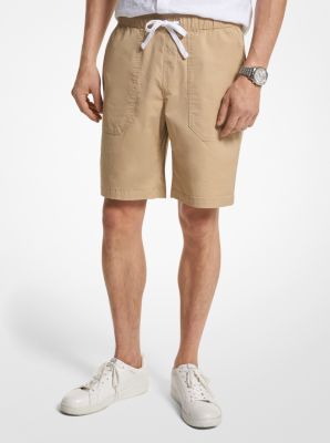 OS330234JJ - Stretch Cotton Shorts CAMEL