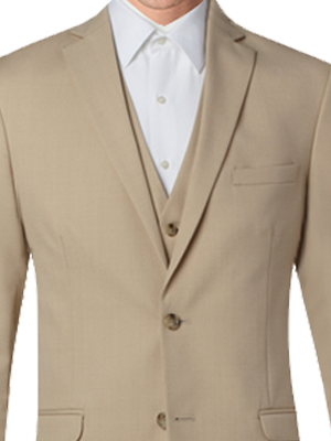 lapel tan suit button pronto uomo hue notch subtle features classic