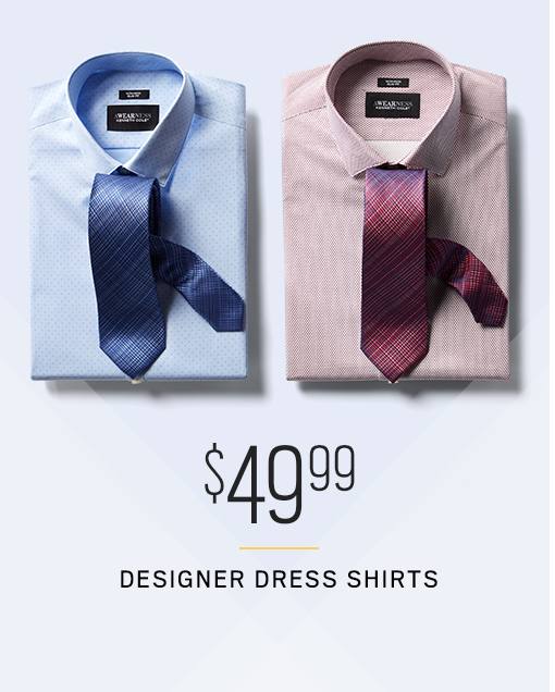 49.99 designer dress shirts