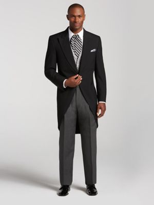 Black Cutaway Tuxedo by Joseph Feiss Tuxedo Rental Moores Clothing