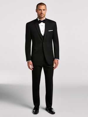 Black Notch Lapel Tux | Black by Vera Wang | Tuxedo Rental | Moores ...