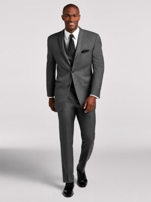 Grey Notch Lapel Tuxedo by Joseph Abboud | Tuxedo Rental | Moores Clothing