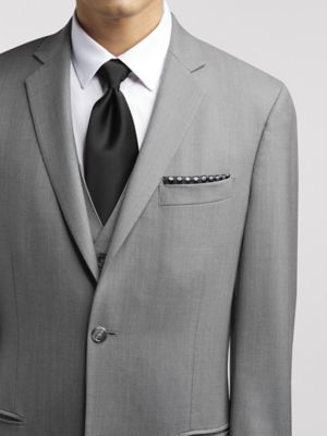Vintage Men's Grey Suit by Pronto Uomo Suit Rental Moores Clothing