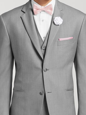 uomo pronto button grey super 120s suit features
