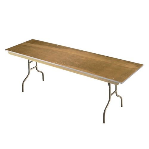 Midwest Folding Products Plywood Folding Table with Wishbone Legs 36\