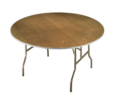 Midwest Folding Products Plywood Folding Table with Wishbone Legs 72\