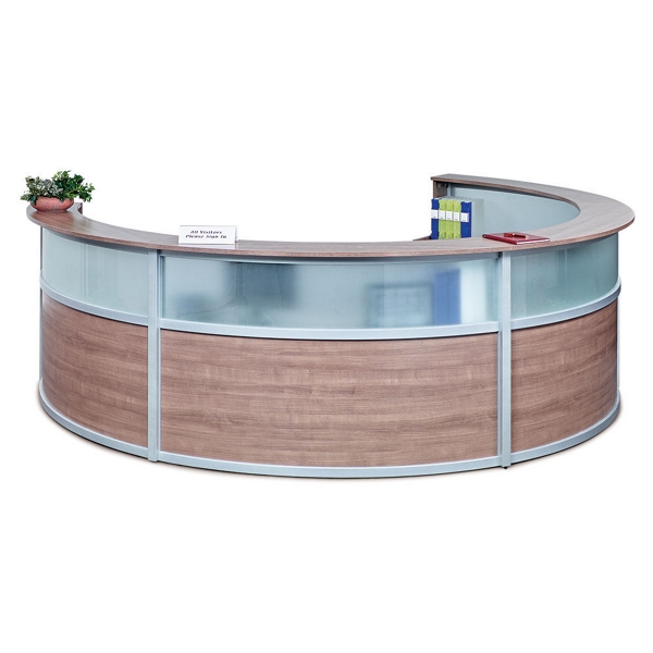 modern reception desk