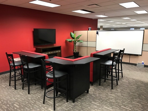 red breakroom