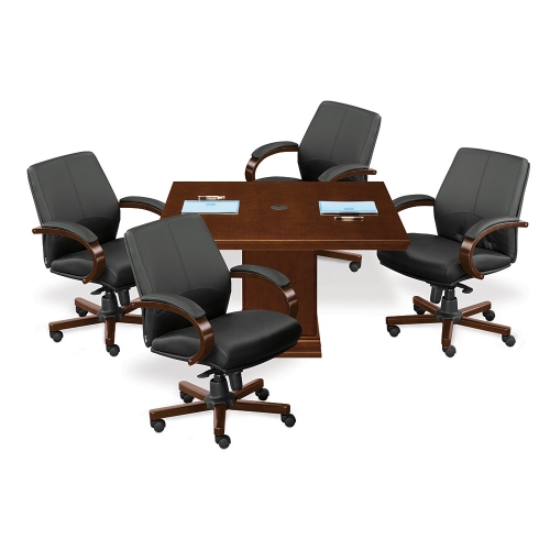 square conference table