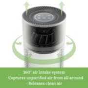 air purifier with 360 degree intake system captures unpurified air releases clean air image number 3