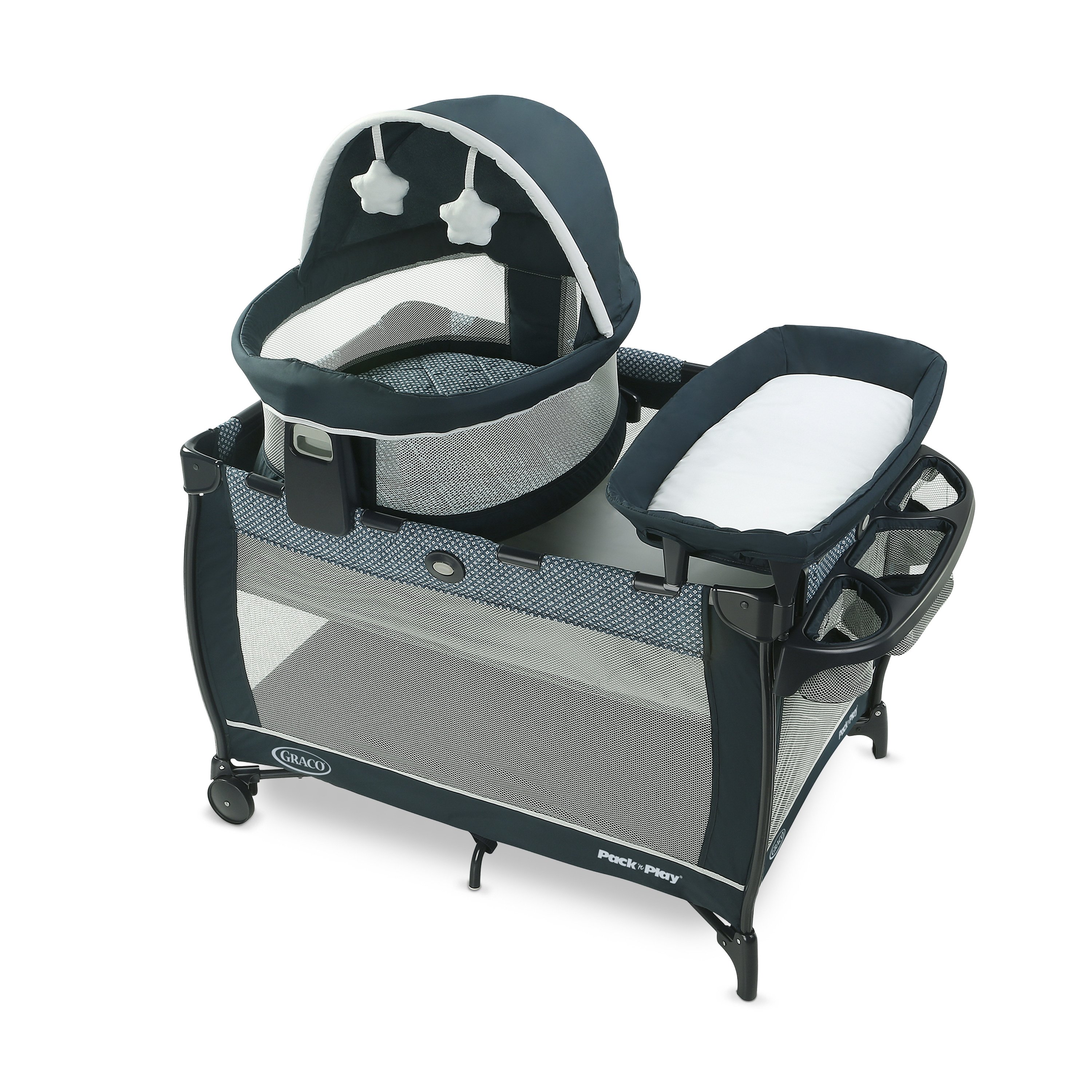 bassinet play yard combo