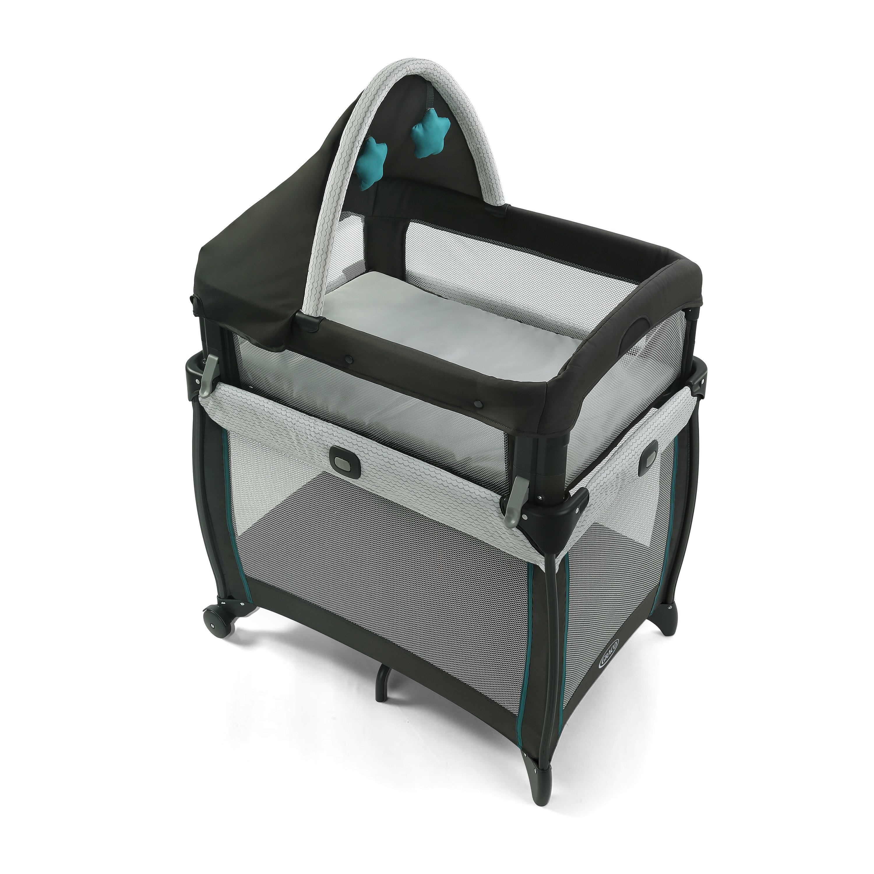 changing table and bassinet in one