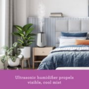ultrasonic humidifier propels visible cool mist image number 1