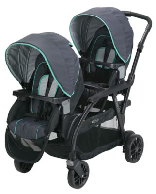 graco twin stroller with car seats