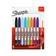 8 count assorted color 2 tip sharpie markers image number 1