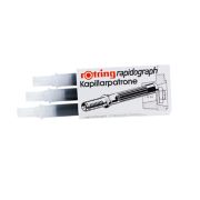 Three Rapidograph ink refills in a package. image number 2