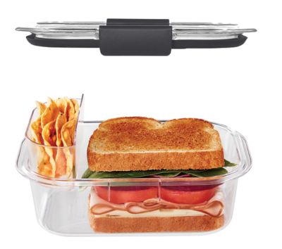 Packed Lunch Mastered with Rubbermaid BRILLIANCE Snack & Salad Set