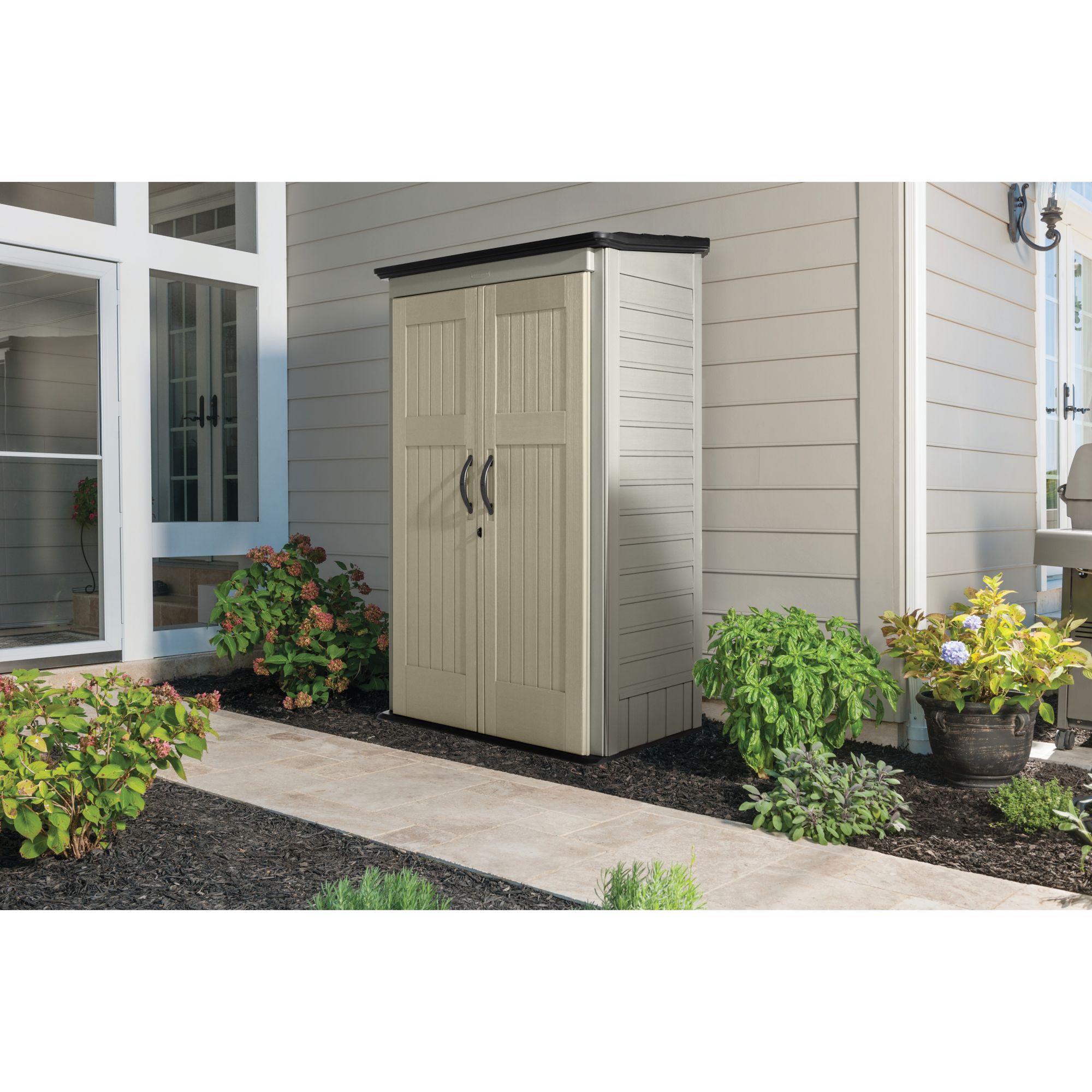 Rubbermaid Outdoor Storage Shed Large Accessory Hook Kit, Metal