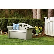 outdoor bench with storage image number 1