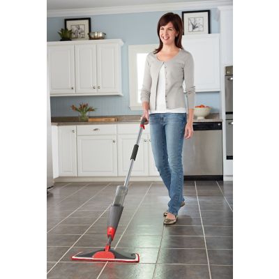 Rubbermaid Reveal Mop Makes Floors Shine - Carrie with Children