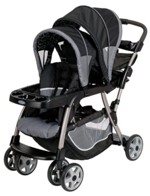 double stroller with car seat graco