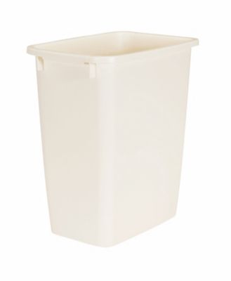 Rubbermaid 9 gal Bisque Plastic Open Top Trash Can - Ace Hardware