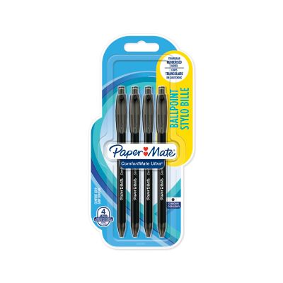 2 Finishes UK Seller New Paper Mate Flexigrip Ultra Twin Pack Ballpoint Pen 