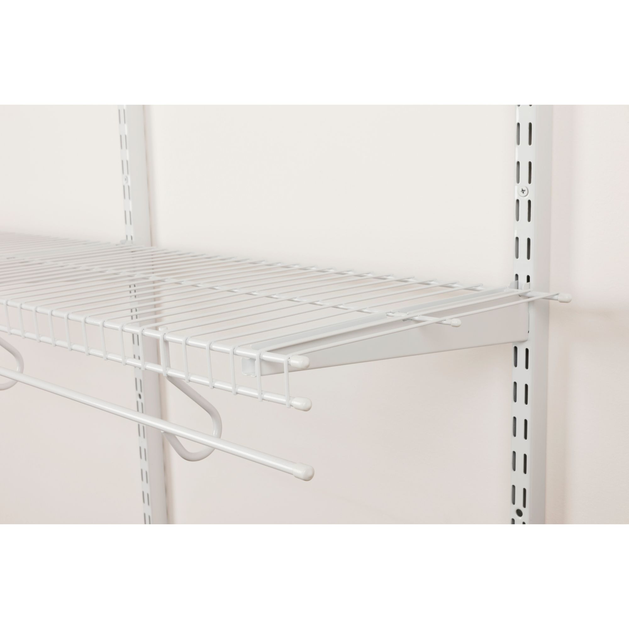 Rubbermaid FastTrack 6-ft to 10-ft x 12-in White Wire Closet Kit