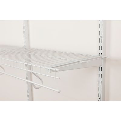 Rubbermaid FastTrack Closet Plastic Shelf Dividers, White, 2 Count. Great  for organizing your clothes into groups. 