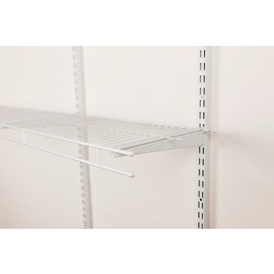 Rubbermaid FastTrack 40 In. White Hang Rail - Henery Hardware