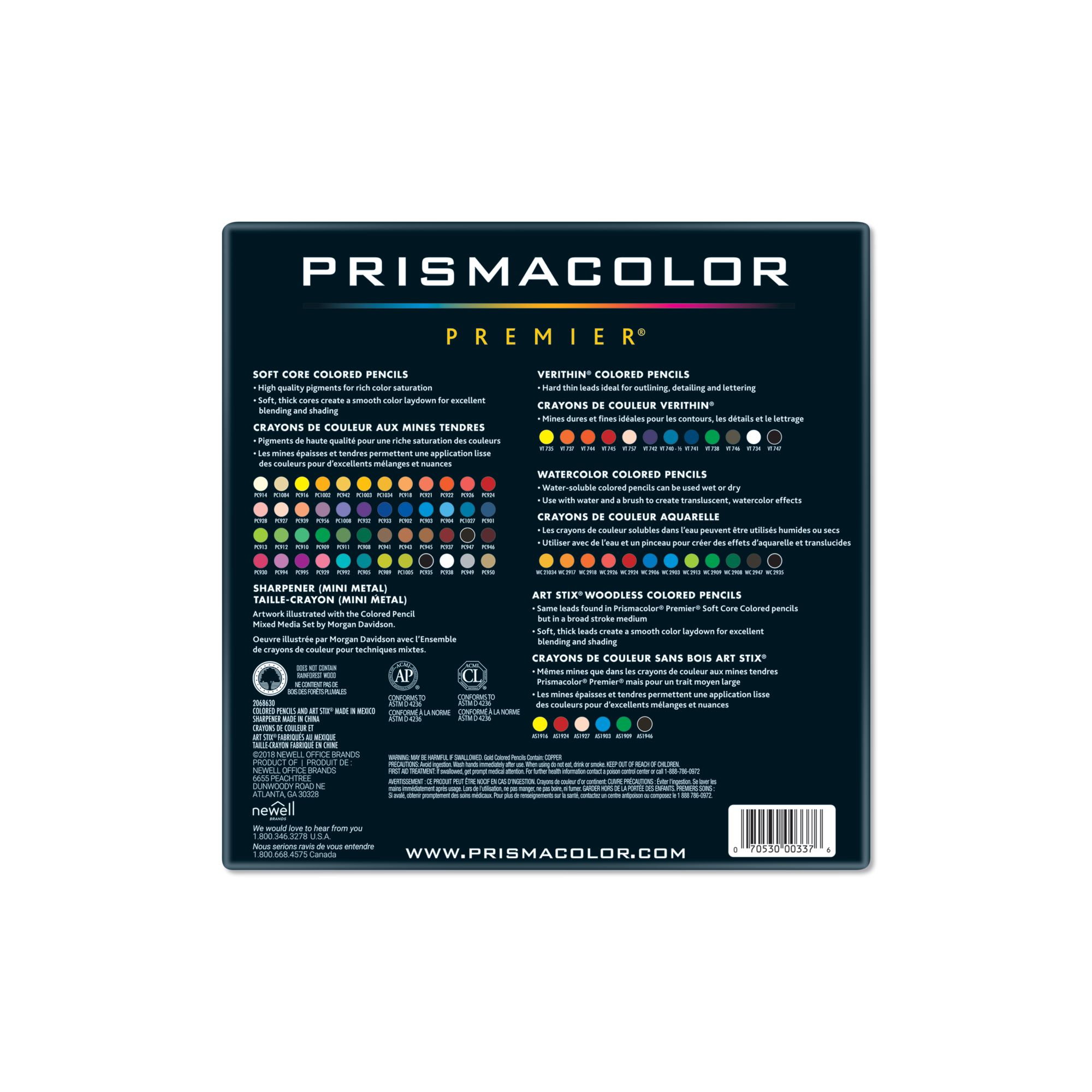 PRISMA COLOR PREMIUM 18 PC GRAPHITE DRWNG SET – Artist Home