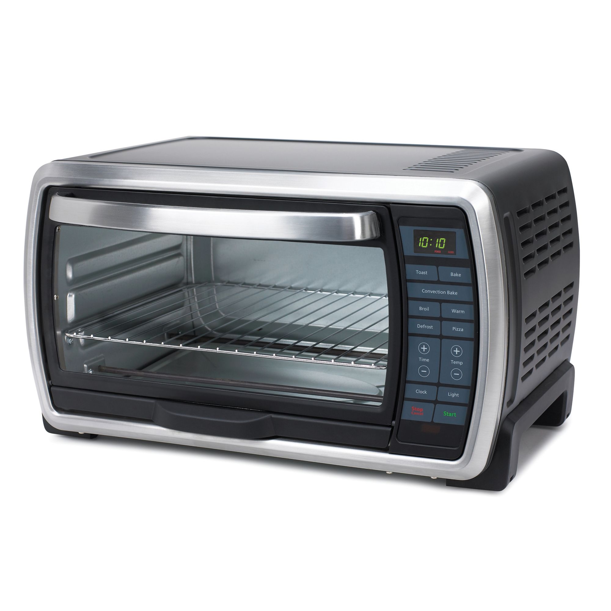  Oster Toaster Oven, 7-in-1 Countertop Toaster Oven, 10.5 x 13  Fits 2 Large Pizzas, Stainless Steel : Home & Kitchen