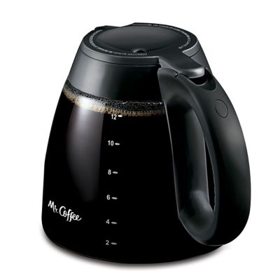 Mr. Coffee® 12-Cup Black Glass Carafe, ISD13-RB (For DMX85, JPX, ECX, EJX, LMX, TJX, VMX, FTX, ISS13 and IMX series)