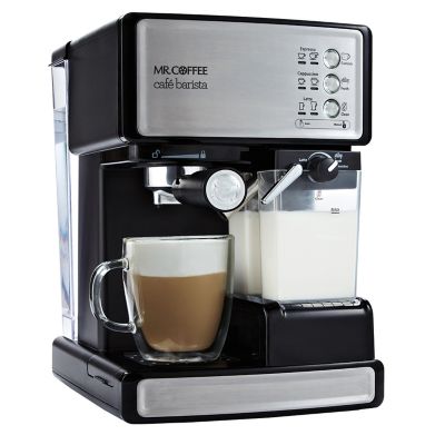 Mr. Coffee Caf Steam Automatic Espresso and Cappuccino Machine, 20 oz, –  UnitedSlickMart