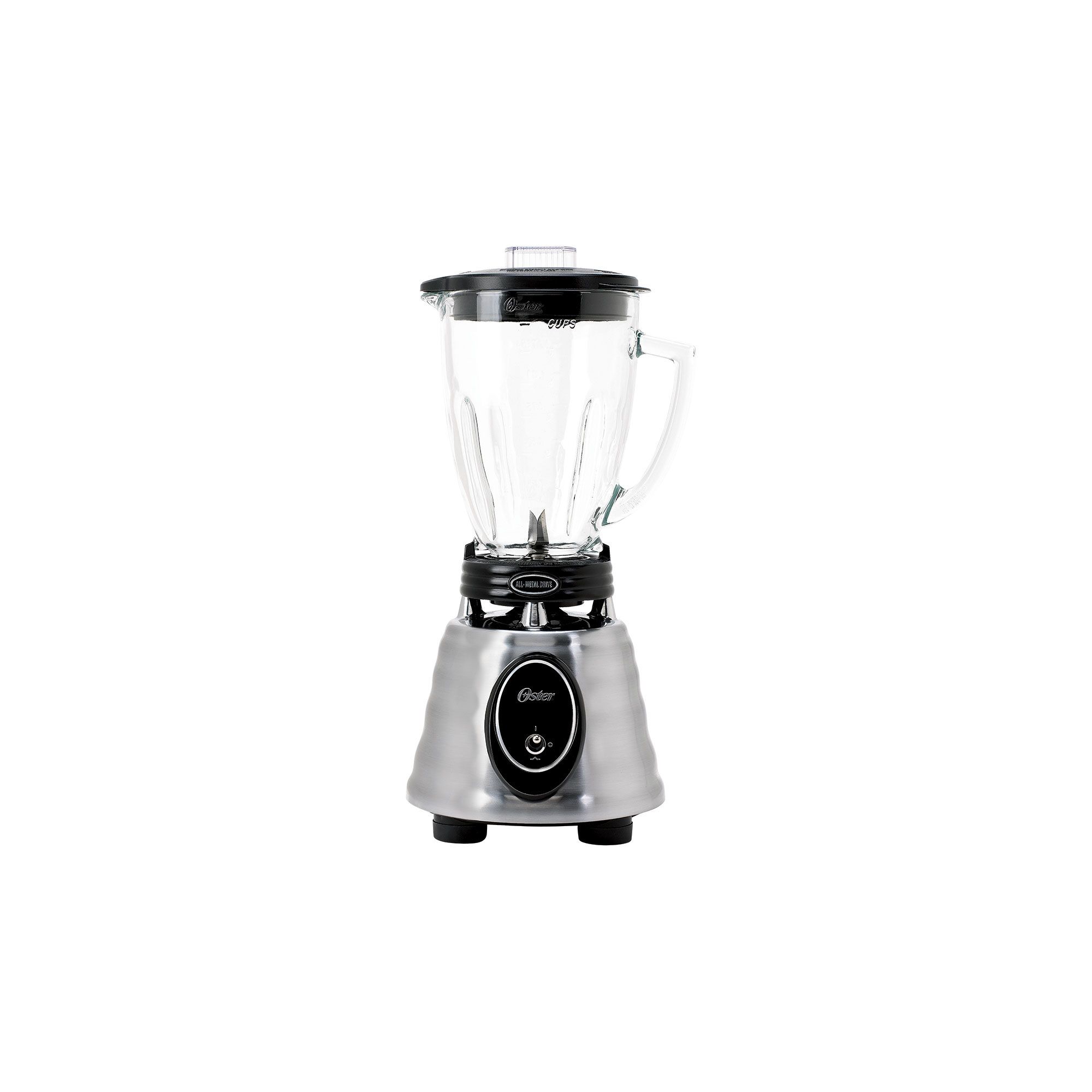 Oster® Classic Series 16 Speed Blender with 5-Cup Glass Jar, Brushed Nickel