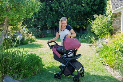 graco verb travel system stroller azalea