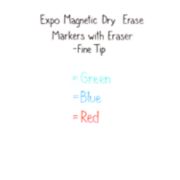 expo magnetic dry markers with erase fine tip color options image number 6