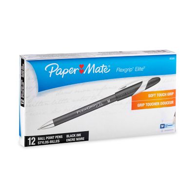 Paper Mate Jiffy - stylo bille encre gel à capuchon pointe fine (0,5 mm) -  Encre noire - Stylos Encre Gel Non Rétractablesfavorable à acheter dans  notre magasin