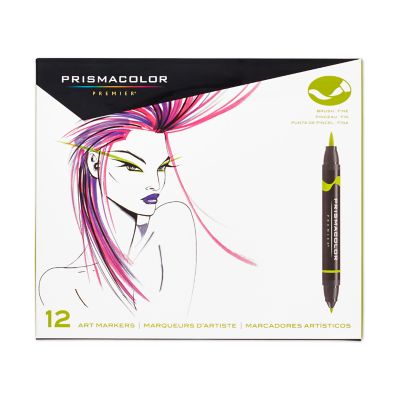Premier® Dual-Ended Art Marker Kits, Fine and Brush Tip