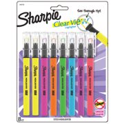 assorted color clear view highlighters image number 1