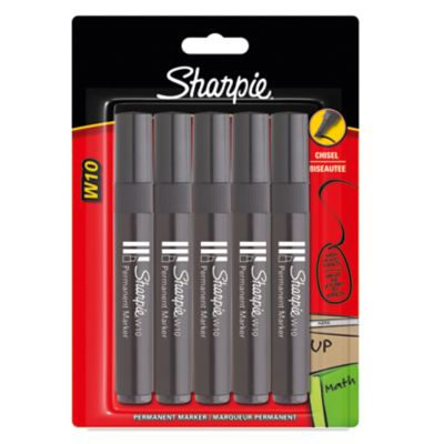 Sharpie W10 Permanent Markers, Chisel Tip