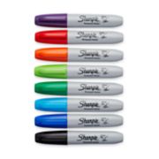 assorted color chisel tip sharpie markers image number 2