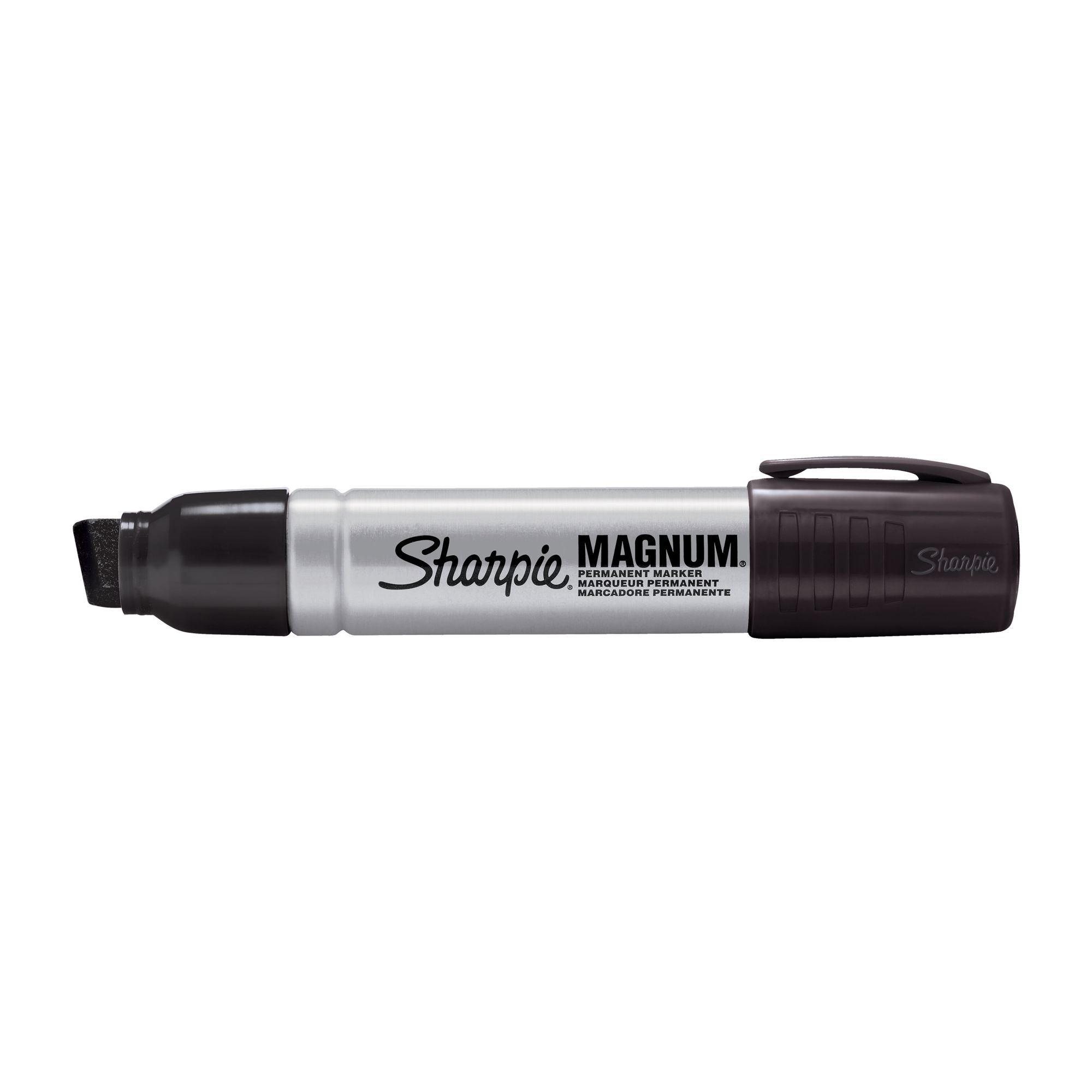 Sharpie King-Size Permanent Markers, Black, Pack Of 12