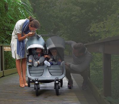 baby jogger city mini gt double steel grey