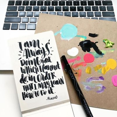 Hand Lettering With Prismacolor Prismacolor