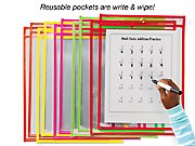 dry erase pockets dollar tree write and wipe boards