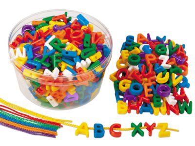 Lace-A-Word Beads - Lowercase at Lakeshore Learning