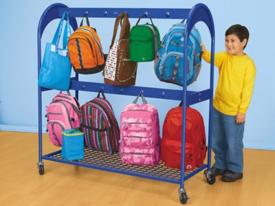 Flex-Space Student Storage Backpack Cart at Lakeshore Learning